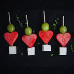 Water Melon with Feta (8pc) - Premium Canapés - yacht2yacht.delivery - Premium Catering for Yachts, Villas & Events Mallorca